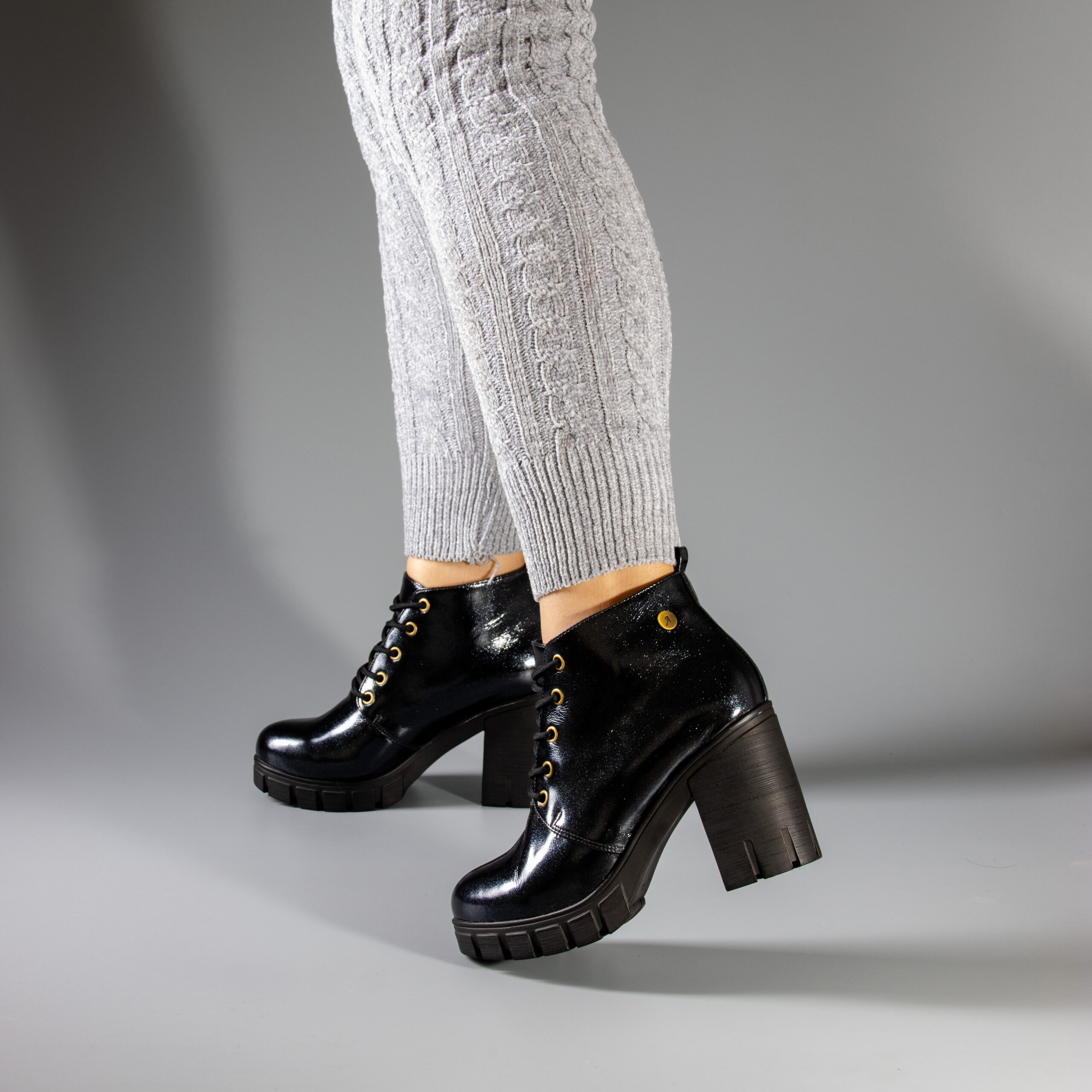 Botin lara negro brillo - Imagen 3