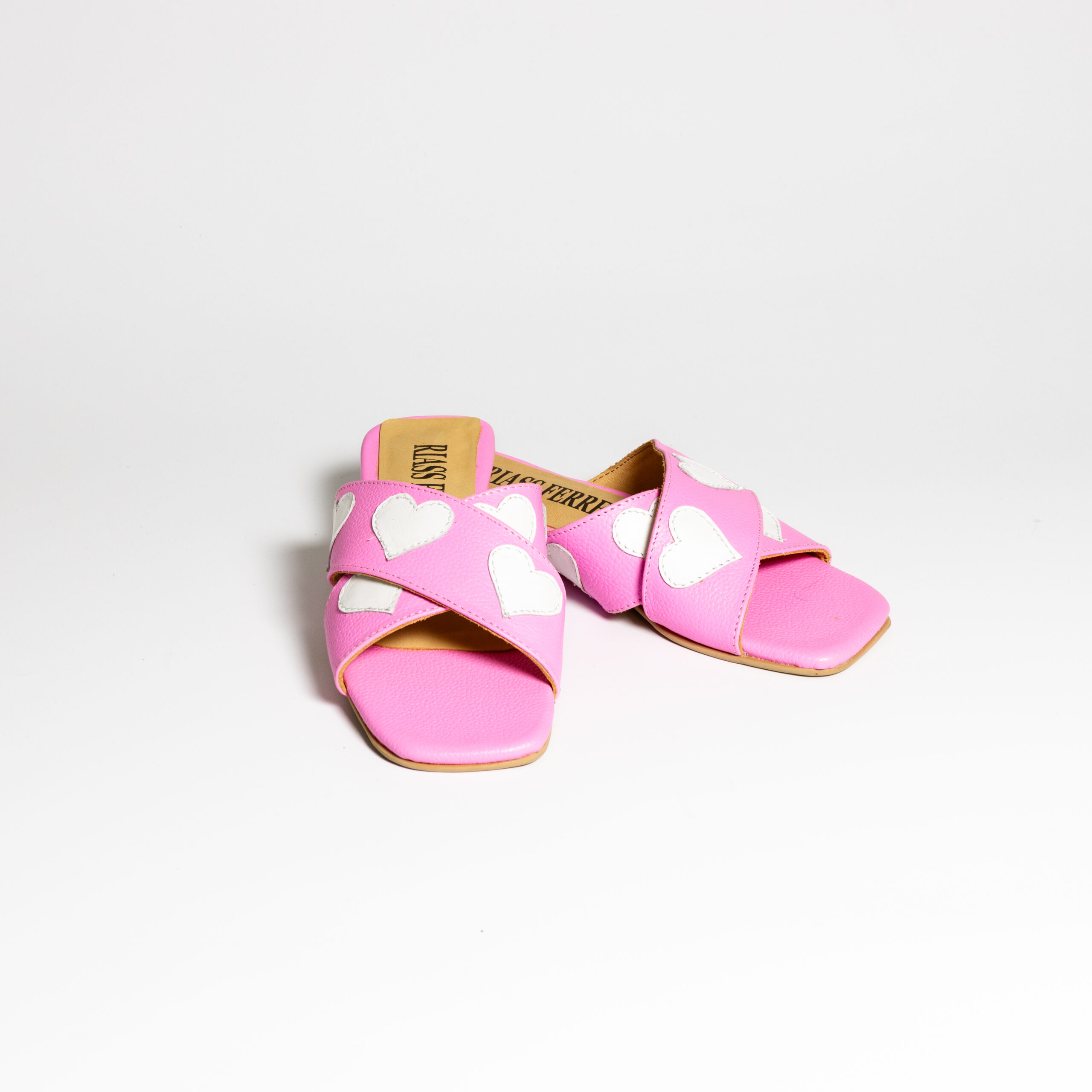 FLAT HEART SANDAL ROSA - Imagen 3
